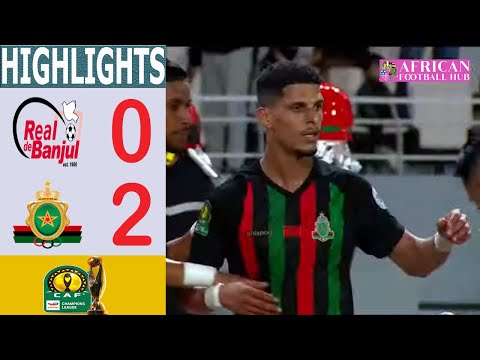Real Banjul vs FAR Rabat Highlights 🔥 CAF Champions League 2025/2026 Qualifiers Ro...