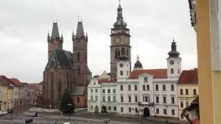 preview picture of video 'Hradec Králové - Nicely Preserved Historic Town Square'