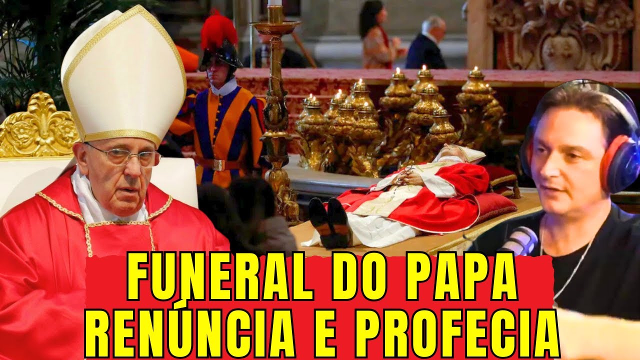 FUNERAL DO PAPA - A RENÚNCIA E A PROFECIA DOS PAPAS - EX SATANISTA DANIEL MASTRAL -ESTÁ SE CUMPRINDO