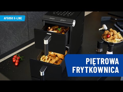 NOVEEN Air Fryer AF5050 DoubleCrisp X-LINE Black