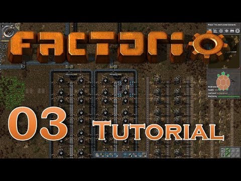 Factorio (0.15) | Let's Play Beginners Guide - 03 - Main Bus & Red Science