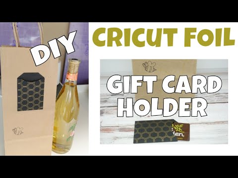 Cricut Foil Transfer Tool - Gift Card Holder - Cricut JOY, MAKER or EXPLORE Project