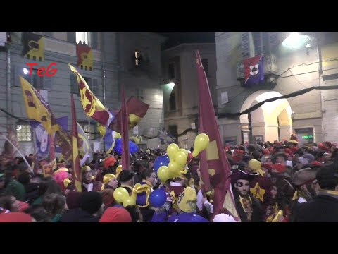 Aranceri a piedi in piazza sabato 1 marzo - Carnevale Ivrea 2025