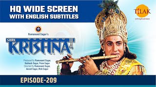 Sri Krishna EP 209 - वज्रनाभ का द्वारिका पर आक्रमण | HQ WIDE SCREEN | English Subtitles