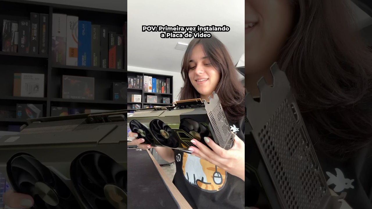 A primeira vez de vocês foi assim também? 😅 #meme #hardware #placadevídeo #pcgamer  #gamers