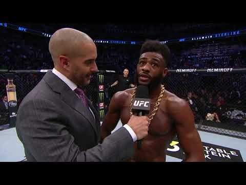 UFC Phoenix: Aljamain Sterling Octagon Interview