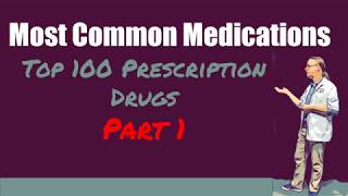 Top 100 Prescription Drugs | The Most Common Medications To Know Brand and Generic Part 1