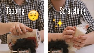 **ASMR Tapping and Scratching** | Close-up Cardboard, Crinkles & Candles (Whispered)