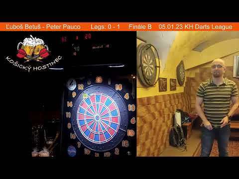 Peter Pauco - Ľuboš Betus 05.01.2023 (KH Darts League)