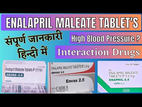 Dilvas Enalapril Tablets, 2.5 mg, 10 mg