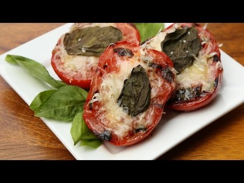 Grilled Parmesan & Basil Tomatoes!