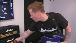 Video thumbnail for NAMM 2017 - Marshall CODE 100H presentation and sound by TopGuitarPL