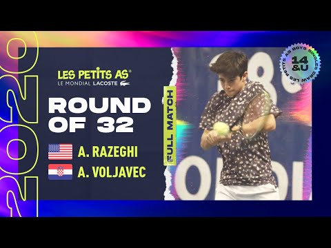Les Petits As 2020 | Boys Round of 32 | Alexander Razeghi vs. Antonio Voljavec