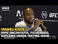 Manel Kape Rips 'Ungrateful' Deiveson Figueiredo, Explains USADA Testing Issue | UFC 275
