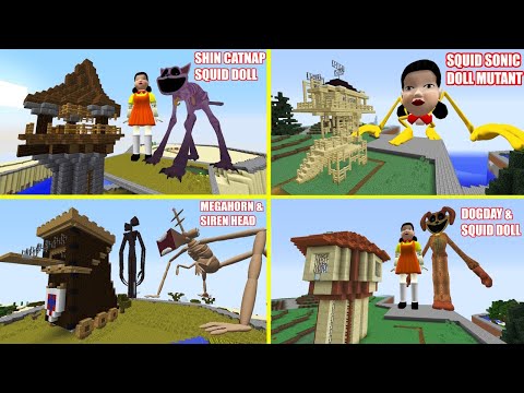 BEST SURVIVAL FROM SHIN COMPILATION Part 4 in Minecraft Gameplay! Coffin Meme!