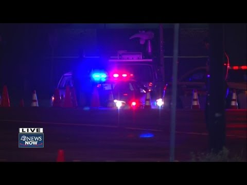 Patrol car trapped in sinkhole on Oxford near Santa Fe