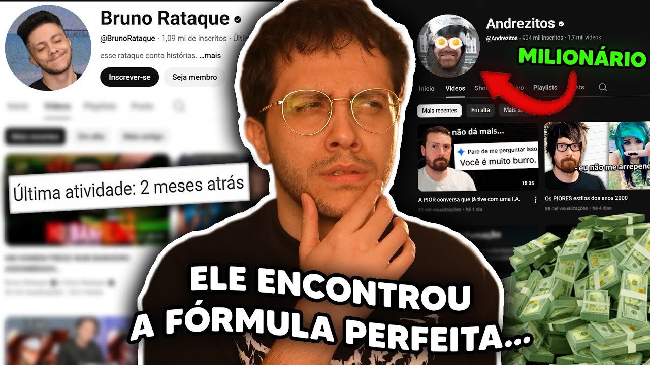 Vou imitar esse youtuber rico e vou abandonar meu canal principal?