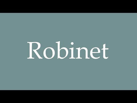 How to Pronounce ''Robinet'' Correctly in French