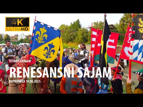 Šetam i snimam: Renesansni festival Koprivnica 2023.  4K video