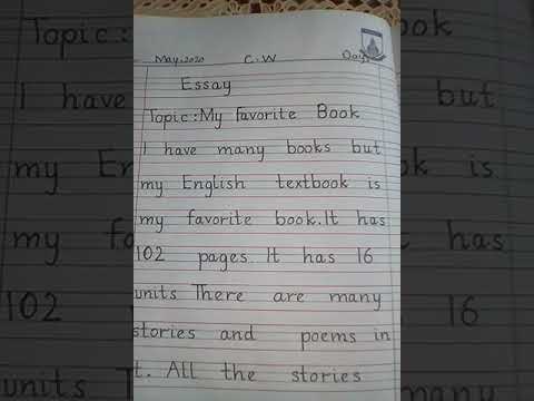 My favourite book essay for class 3 image