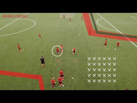 Pass in den freien Raum | Übung für E-Jugendtraining im Fußball | (Tödlicher Pass)