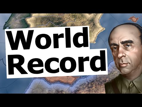 The 12 Day Spanish Civil War - HOI4 World Record