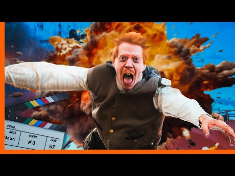 Jobbar en dag som stuntman