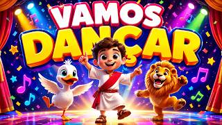VAMOS DANÇAR COM JESUS! 1 Hora de Louvores Gospel Infantis Animados para Crianças Louvar