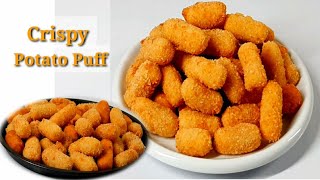 **POTATO PUFFS**.POTATO PUFFS RECIPE BY EATS SPICE.ALOO PUFFS.