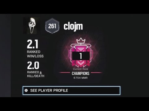 FIRST EVER CHAMPION #1 IN THE WORLD + BEST SETTINGS - Rainbow Six Siege