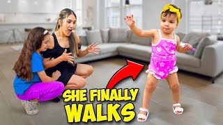 Baby Terah WALKS For The FIRST TIME!! *EMOTIONAL* | Jancy Family