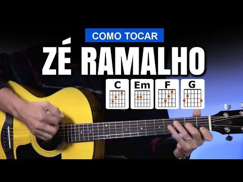 COMO TOCAR NO VIOLÃO - ZÉ RAMALHO - Cifra Fácil - Prof. Sidimar Antunes🎸