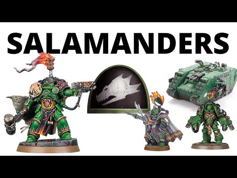 Salamanders in Warhammer 40K 10th Edition - Army Overview n Codex Space Marines