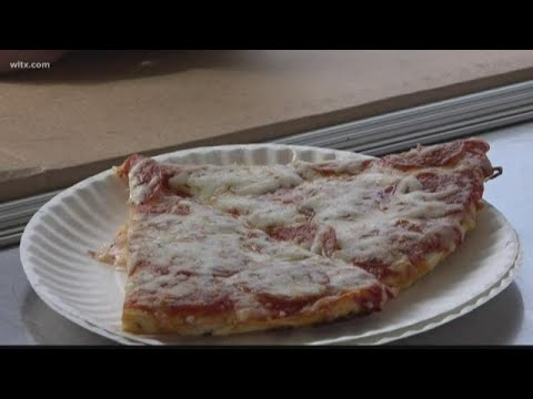 Leaning Tower of Pizza at the State Fair