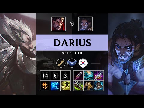 Darius Mid vs Sylas - KR Diamond Patch 25.08