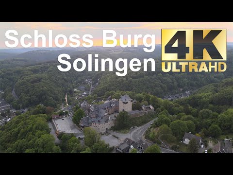 Schloss Burg, Solingen - 4k Drone Footage