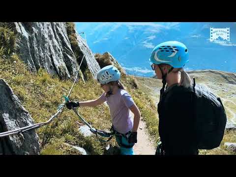 Klettersteig am Eggishorn in der Aletscharena