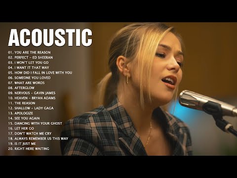Acoustic 2022 - Best English Acoustic Songs Of All Time - Popular Love Songs Acoustic Cover