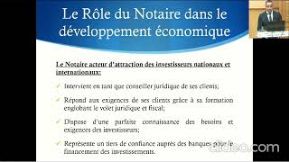 Rôle économique du notaire - Le notaire, acteur d'attraction des investisseurs