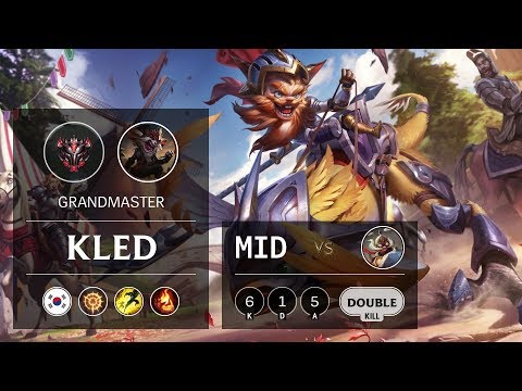 Kled Mid vs Corki - KR Grandmaster Patch 9.7