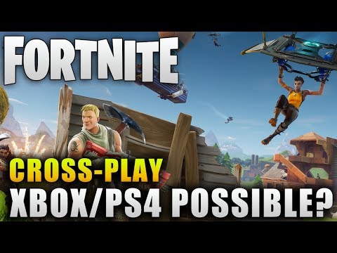 Fortnite News "XBOX and PS4 Crossplay Possible?" Fortnite Battle Royale Crossplay Video