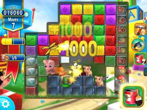 Pet Rescue Saga Level 3037 - NO BOOSTERS | SKILLGAMING ✔️