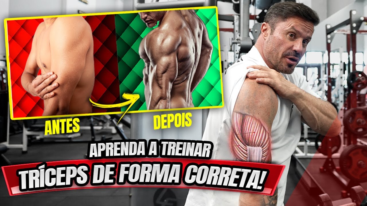 APRENDA A TREINAR TRÍCEPS DE FORMA CORRETA!