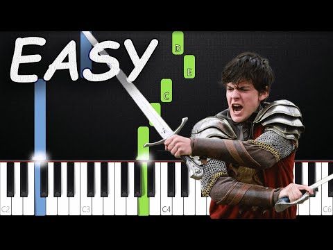 Narnia Theme Song | EASY Piano Tutorial + SHEET MUSIC by Asllen