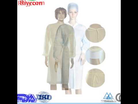 Disposable cpe surgical gowns