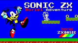 Tez-X Spectrum 1064 Sonic ZX Boriel Adventure