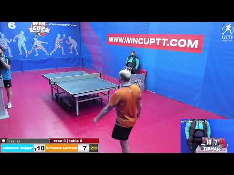 Алексеев Сафрат 3-0 Войтенко Евгений    Турнир  Восток 8 WINCUP 16.02.2022 Прямой эфир.Зал 6