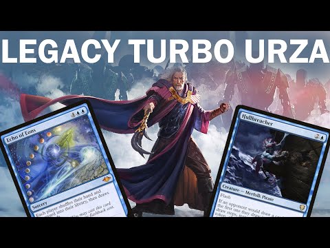 SPIN THE WHEEL! Legacy Mono-Blue Hullbreacher Echo of Eons Urza combo! Big mana, big plays! MTG