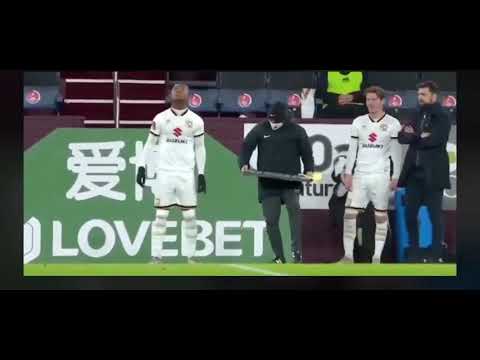 Ethan Laird debut for MK Dons vs Burnley FC in the FA Cup 4th round