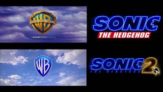 Sonic 1 & 2 movie opening logos comparison (Pa